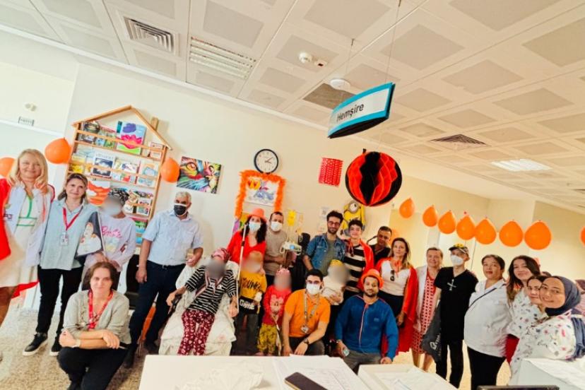 HASTANEDE RENGARENK ETKİNLİKLER