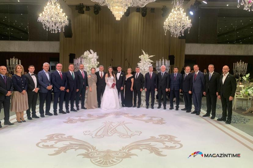 VALİ HULUSİ ŞAHİN’İN KIZI MELİKE ŞAHİN İSTANBUL’DAKİ GÖRKEMLİ NİKAHLA EVLENDİ