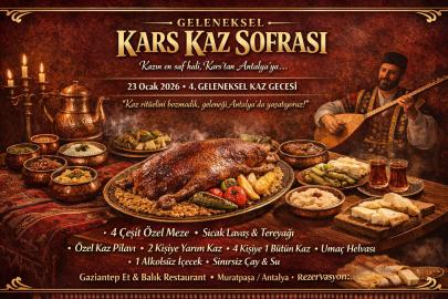 KARS SOFRASI ANTALYA’DA KURULUYOR