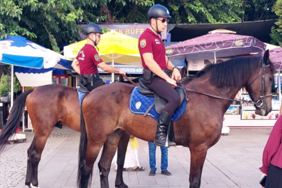 ANTALYA’DA ATLI POLİSLERİN YENİ DURAĞI KARAALİOĞLU PARKI
